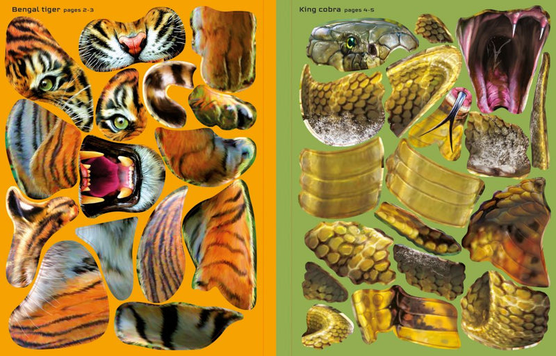 Build Your Own Deadly Animals Sticker Book