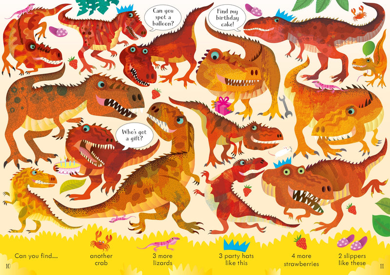 Look and Find Puzzles: Dinosaurs Children's Book