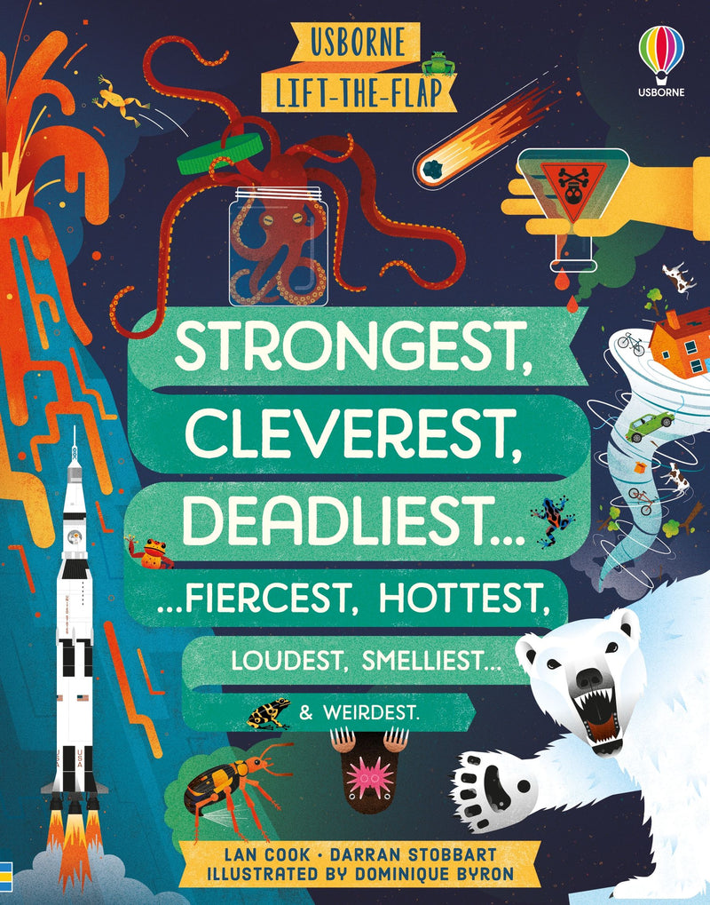 Lift-The-Flap Strongest, Cleverest, Deadliest… Children's Book