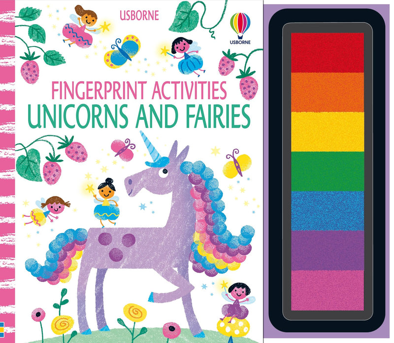 Fingerprint Activities: Unicorns and Fairies Children's Book