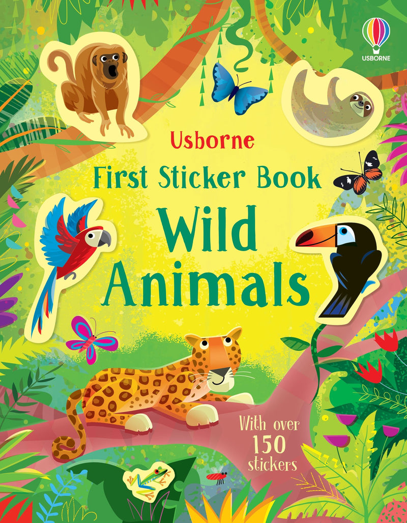 First Sticker Book Wild Animals