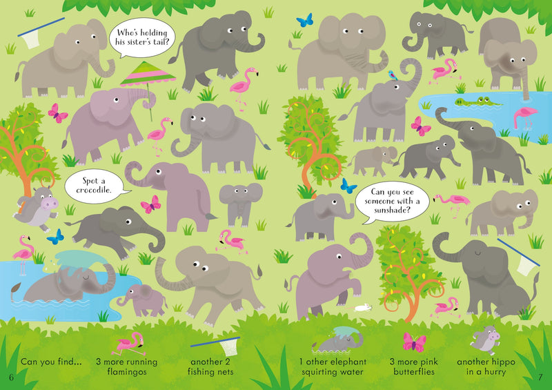 Look and Find Puzzles: Animals Children's Book