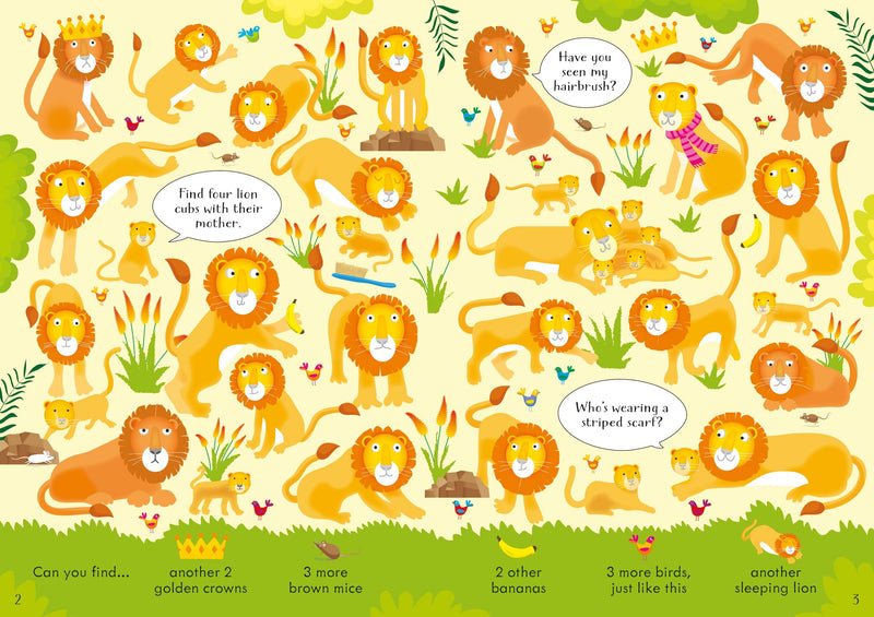 Look and Find Puzzles: Animals Children's Book