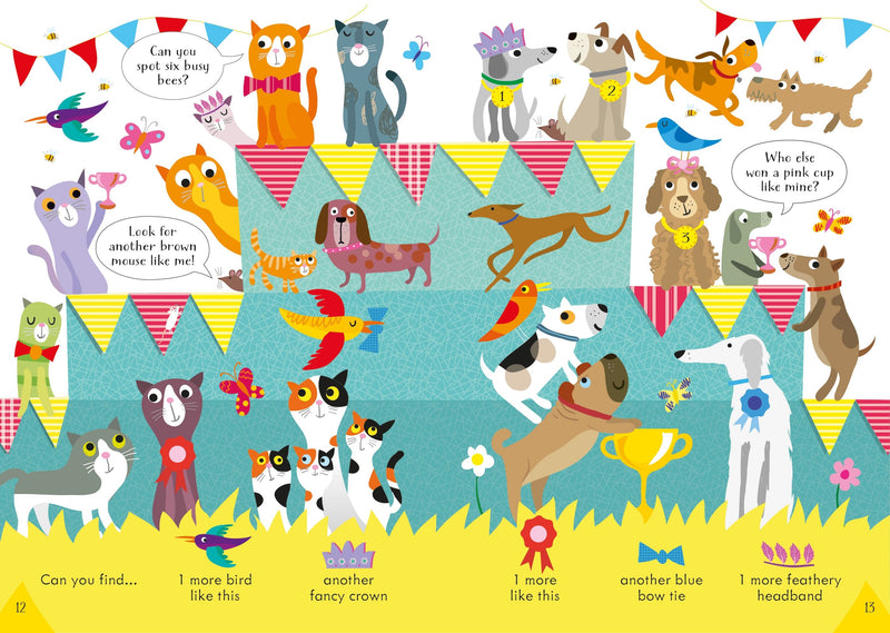 Look and Find Puzzles: Dogs and Cats Children's Book