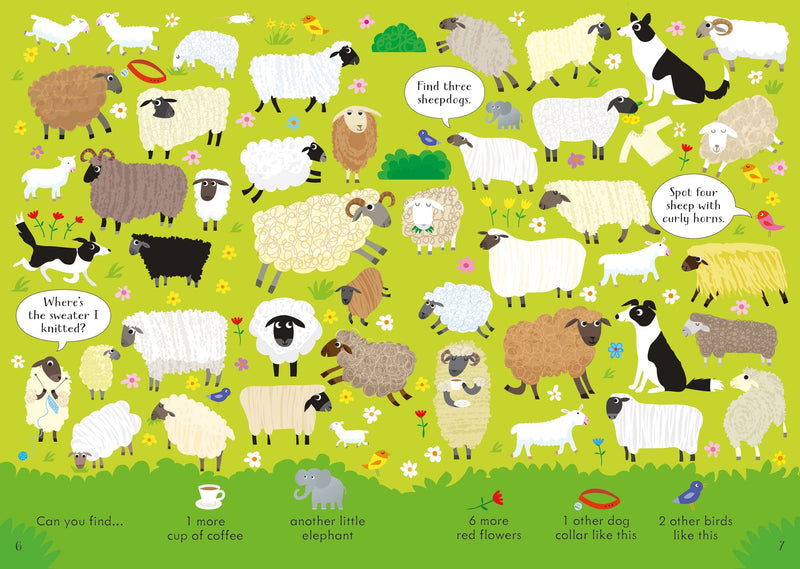 Look and Find Puzzles: On the Farm Children's Book