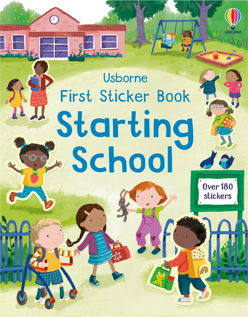 First Sticker Book Starting School