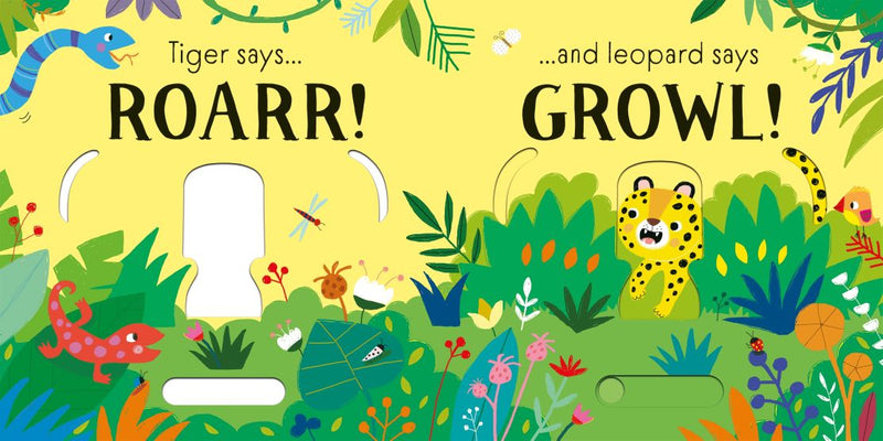 Roarr! Slider Sounds Children's Book