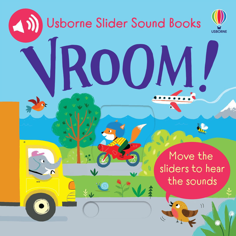 Vroom! Slider Sounds Children's Book