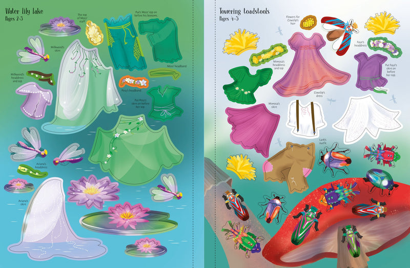 Sticker Dolly Dressing Magical Kingdom Book