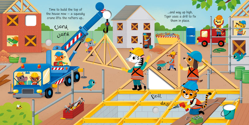 Building Site Sounds Children's Book