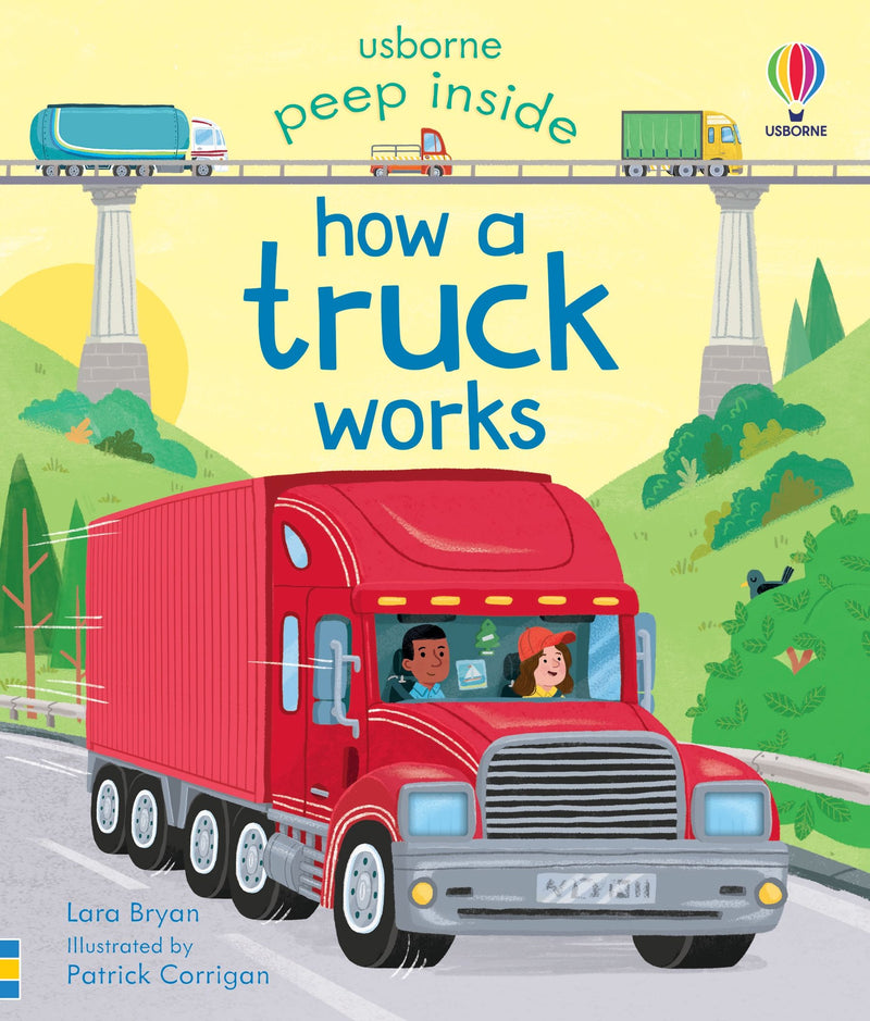 Peep Inside How a Truck Works Children's Book