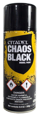 Games Workshop Spray Paint - Chaos Black