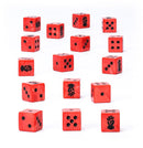 Warhammer 40,000 - Chaos Space Marines: Red Corsairs Dice