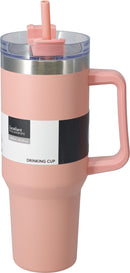 Drinking Mug With Straw - 6 Assorted Pastel Colours