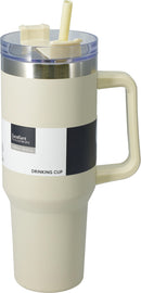 Drinking Mug With Straw - 6 Assorted Pastel Colours