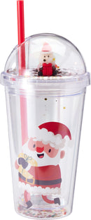 Christmas Character Tumbler With Straw