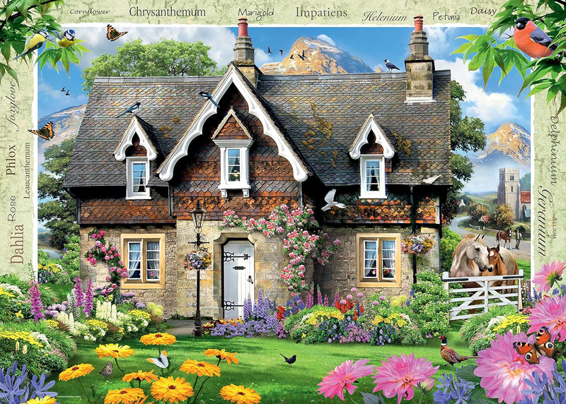 Country Cottage No.15 Hillside Cottage 1000pc Jigsaw Puzzle