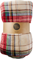 Check Sherpa Blanket Assorted