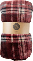 Check Sherpa Blanket Assorted