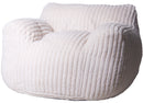 Faux Fur Sofa Chair - Cream