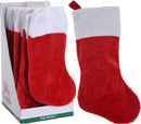 Plush Red Christmas Stocking