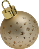 LED Christmas Bauble 15cm - Gold