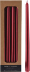 Tapered 30cm Dinner Candle 4 Pack - Red