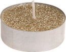 Gold Glitter Tealights 8 Pack