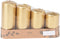 Gold Pillar Candle 4 Pack