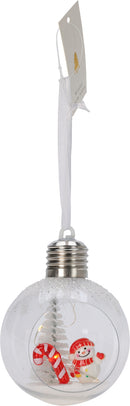 LED Christmas Character Bauble Assorted