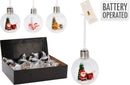 LED Christmas Character Bauble Assorted