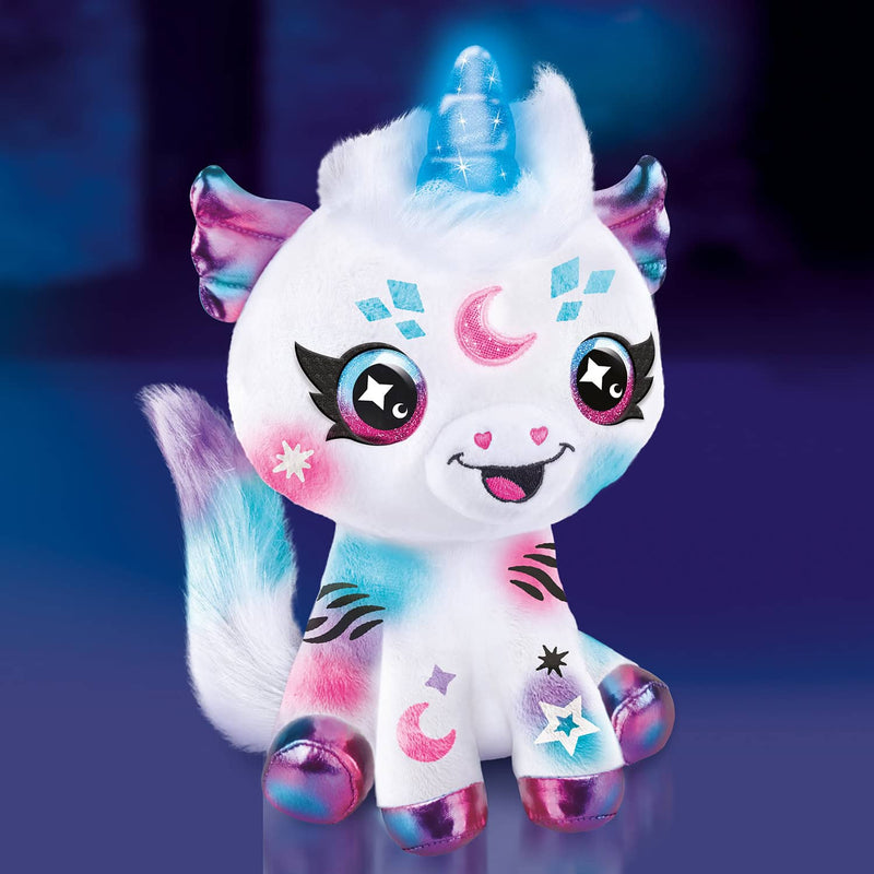 Airbrush Plush Light-Up Cosmic Unicorn