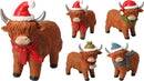 Christmas Cow Figure Assorted
