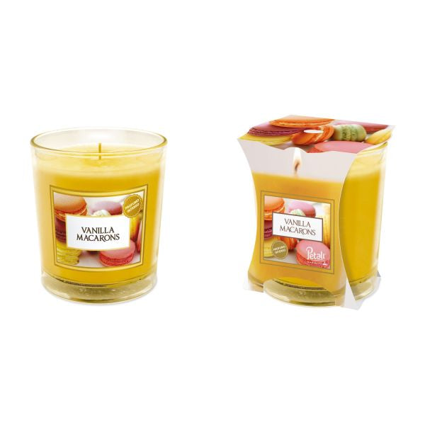 Petali Medium Candle Jar - Vanilla Macaron