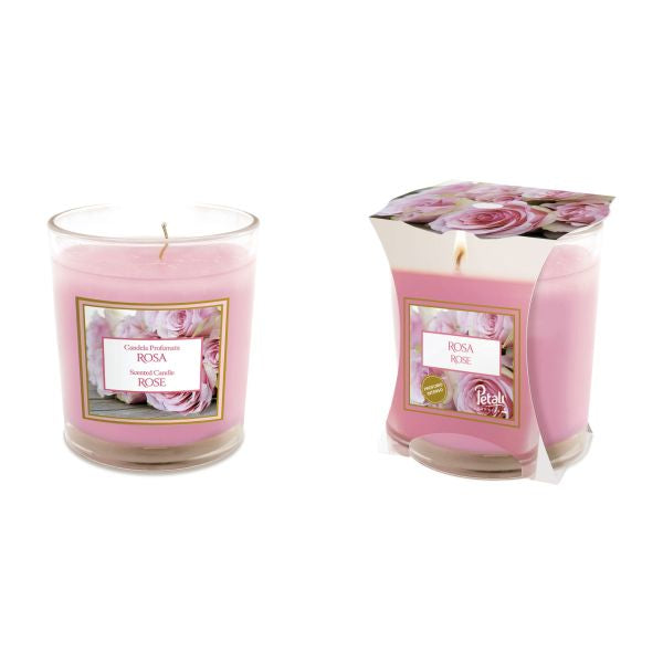 Petali Medium Candle Jar - Rose