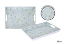 Serving Tray 38cm x 28cm Blue Blossom