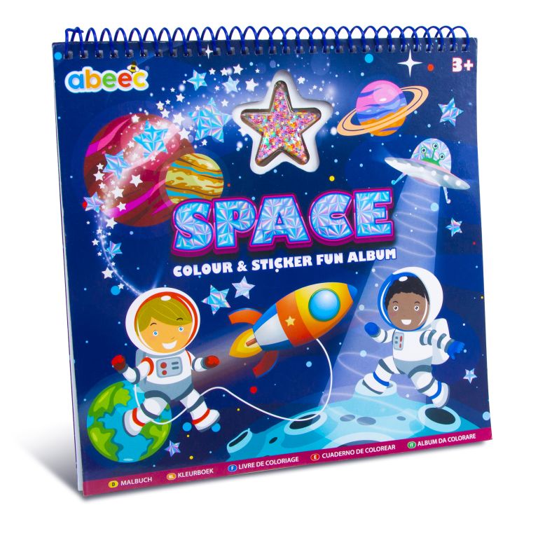 Space Sticker Book