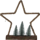 Jute Christmas Tree LED Assorted