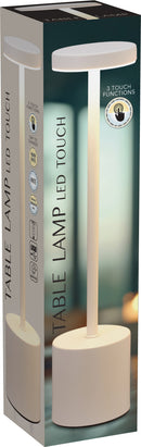 White Table Lamp USB