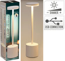White Table Lamp USB