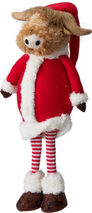 Standing Christmas Cow Assorted