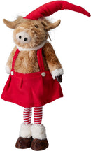 Standing Christmas Cow Assorted