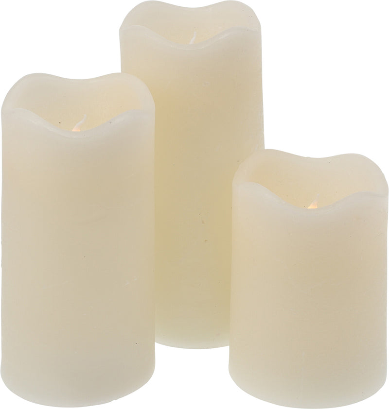 LED Battery Operated Candle Set Of 3