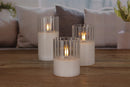 LED Candle Clear Glass 12.5cm