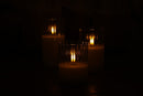 LED Candle Clear Glass 12.5cm