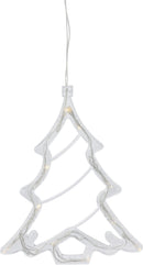 LED Christmas Silhouette Window Decoration Assorted