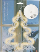 LED Christmas Silhouette Window Decoration Assorted