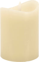 LED Battery Operated Candle Set Of 3 - Ivory