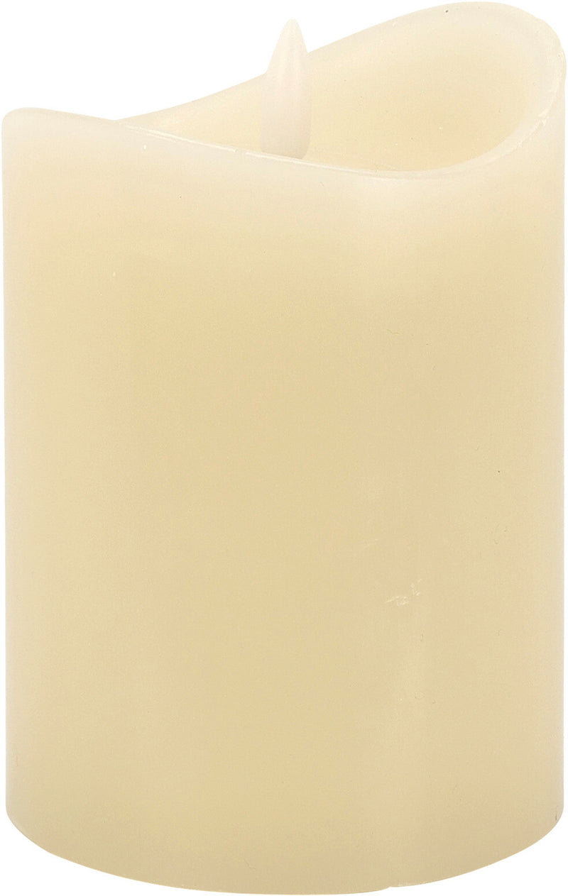 LED Battery Operated Candle Set Of 3 - Ivory