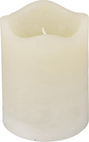 LED Candle in Ivory 7cm x 9cm